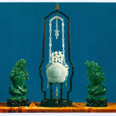 Postcard Set, China, Shanghai, Jade Carving