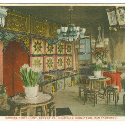 Postcard, San Francisco, Chinese Restaurant