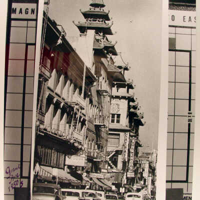 Photograph, Chinatown, Grant Ave., 1950's. SF