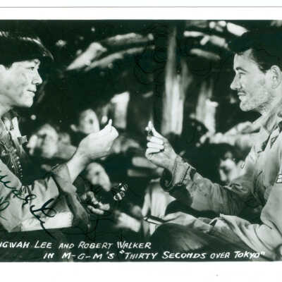 Postcard, Chingwah Lee and Robert Walker in M-G-M's Thirty Seconds Over Tokyo