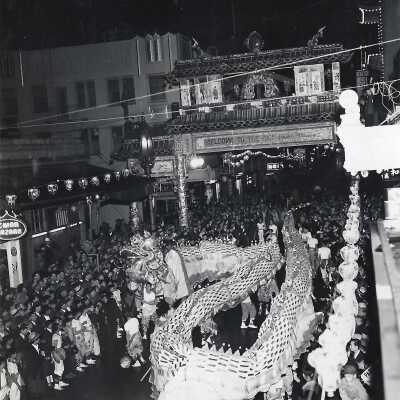 Scene from the Rice Bowl Parade