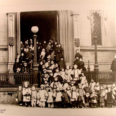 Photograph, Chinatown, Sunday School, 1890, SF