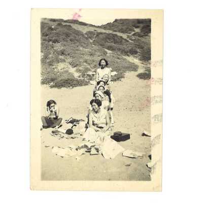 Seven Chinese Women at the Beach
