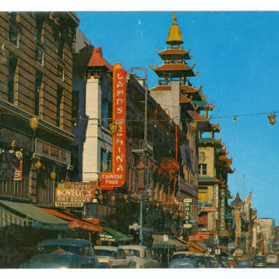 Street Scene of Chinatown