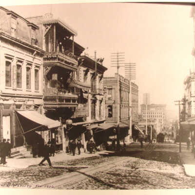 Photograph, Chinatown, Clay & Waverly, 1906, SF