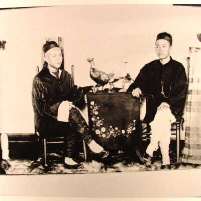 Photograph, Chinatown, two men, SF