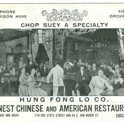 Postcard, Chicago, Hung Fong Lo Co.
