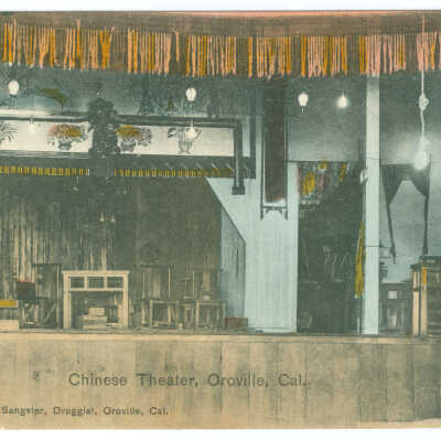 Postcard, Oroville, Chinese Theater, Oroville, Cal.