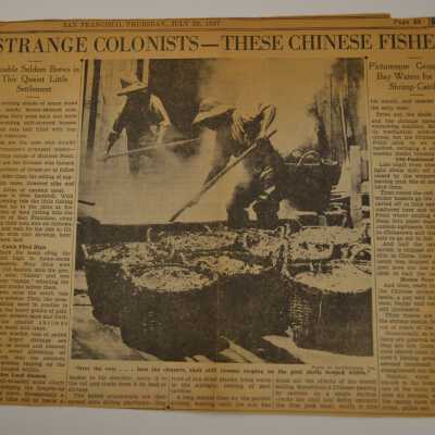 "Strange Colonists-- These Chinese Fishers" 1937