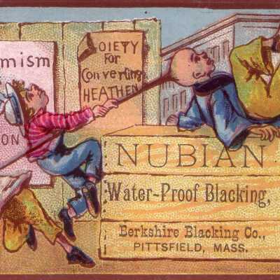 Trade card Berkshire Blacking Company
