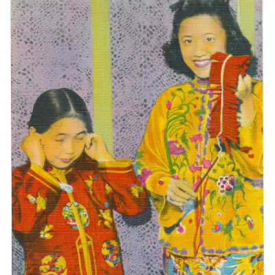 Charming Girls at Chinatown, San Francisco, California