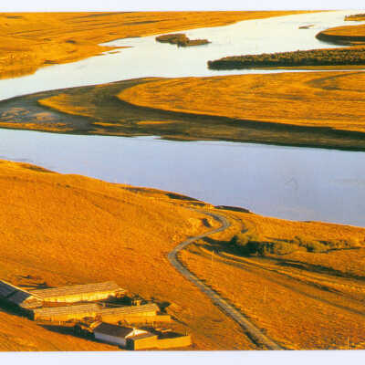 Postcard Set, China, Sichuan, A Scene from Hongyuan County
