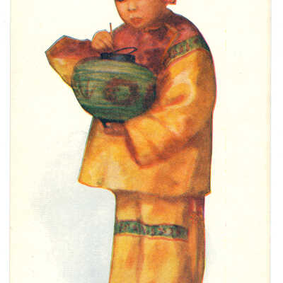 Postcard, San Francisco, Chinatown, 9 The Lantern
