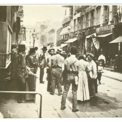 Postcard, Pell St. in Chinatown 1898