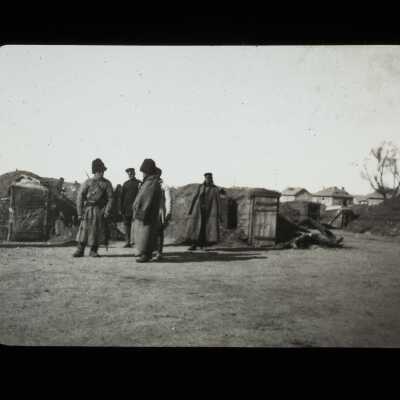 Glass Lantern Slide, Soldiers