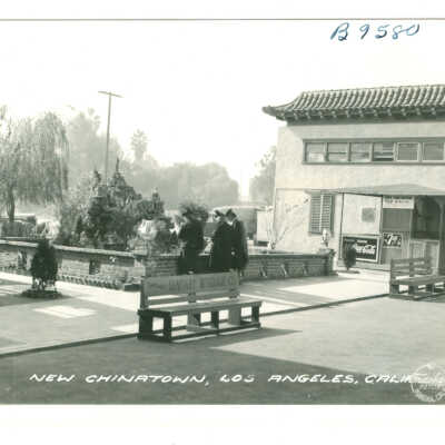 Postcard, Los Angeles, Chinatown, New Chinatown, Los Angeles, Calif.