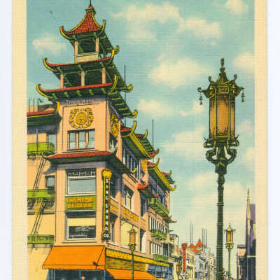 A Business District, Chinatown, San Francisco, Calif