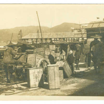 Chinese Men by the Dock