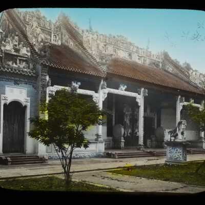 Glass Lantern Slide, Temple