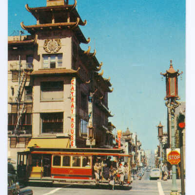 Street Scene of Chinatown
