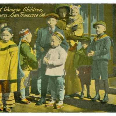 Group of Chinese Children, San Francisco, Cal