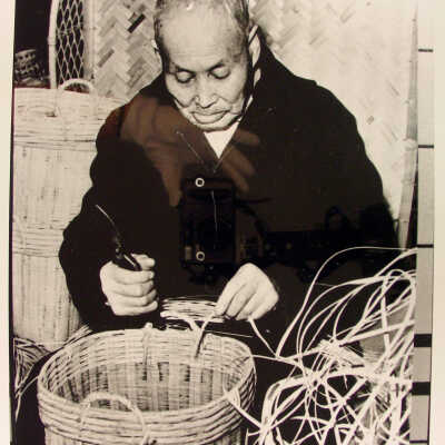 Photograph, Chinatown, Basket Weaver, SF