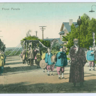 Postcard, Floral Parade