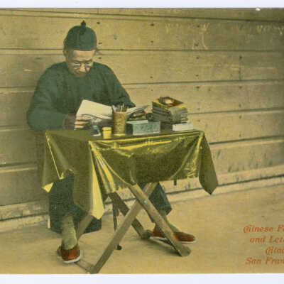 Chinese Fortuneteller and Letterwriter, Chinatown, San Francisco, Cal.