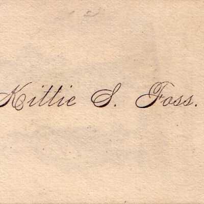 Kittie S. Foss