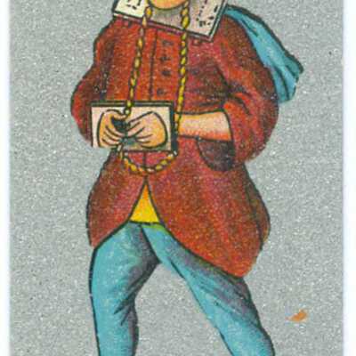 Tradecard, Man Wearing Cangue