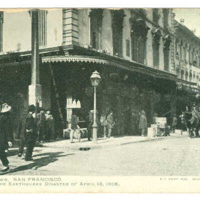 Chinatown, San Francisco Before the Earthquake Disaster of April 18, 1906