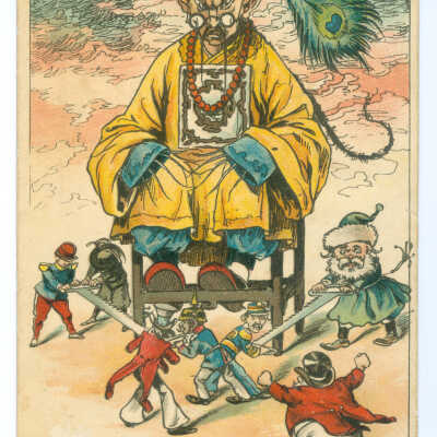 Caricature of Chinese Man