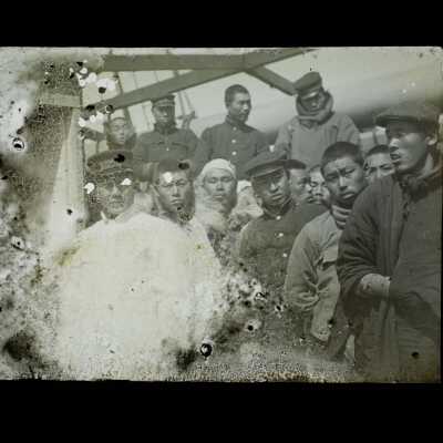 Glass Lantern Slide, Men