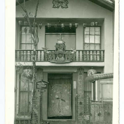 Postcard, Los Angeles, China City, Temple of Kuan Yin