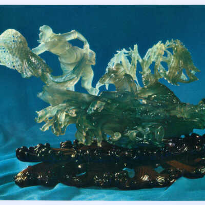Postcard Set, China, Shanghai, Jade Carving