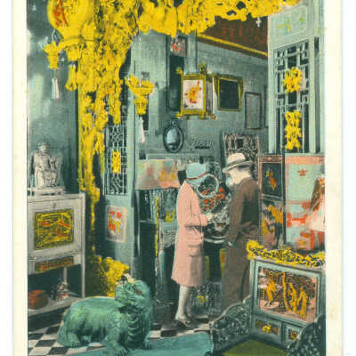 Interior of Chinese Store, Chinatown, San Francisco, California