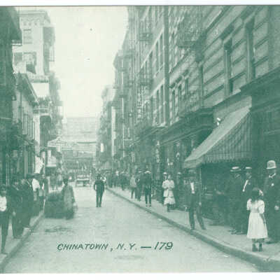 Postcard, New York, Chinatown, Chinatown N.Y.