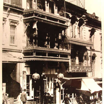 Photograph, Chinatown, Clay at Waverly, pre earthquake, SF