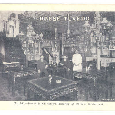 Postcard, Scenes in Chinatown-Interior of Chinese Restaurant