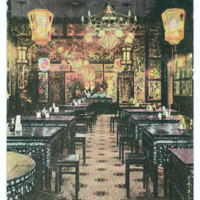 Postcard, Chicago, Chinese Restaurant