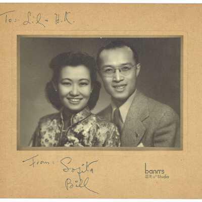 Portrait of William Hoy and Sofila