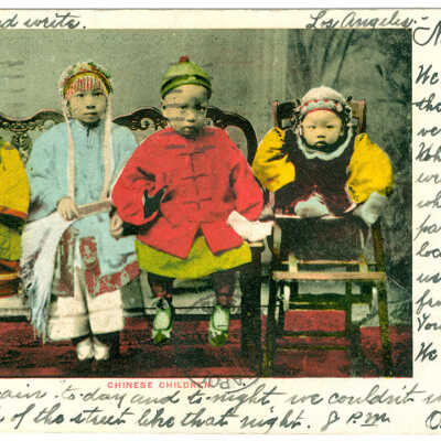 Postcard, Chinatown, Chinese Children, San Francisco, Cal