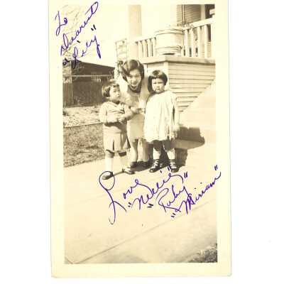 Adult Chinese Female and Two Children