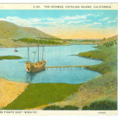 Postcard, Catalina Island, The Isthmus, Catalina Island, California