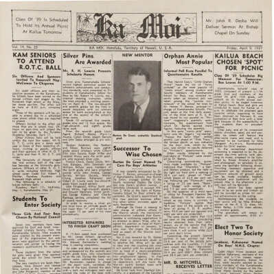 Mr. D. Mitchell receives letter