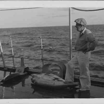 U.S. Collector of Customs, J. Walter Doyle, on Itasca.