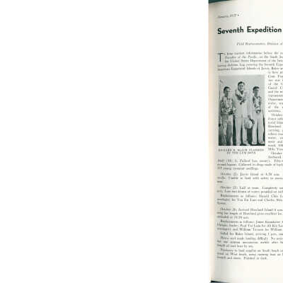 Seventh expedition to American Equatorial Islands