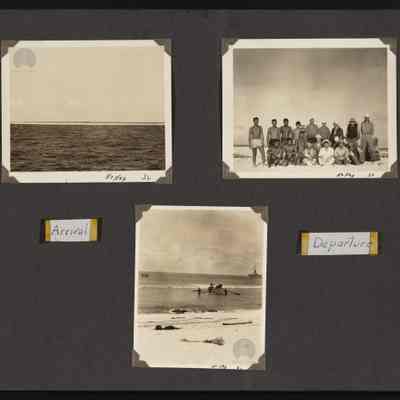 Images of arrivals and departures of islands