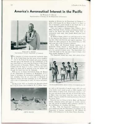 America's aeronautical interest in the Pacific