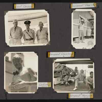Images of several officers involved with the project